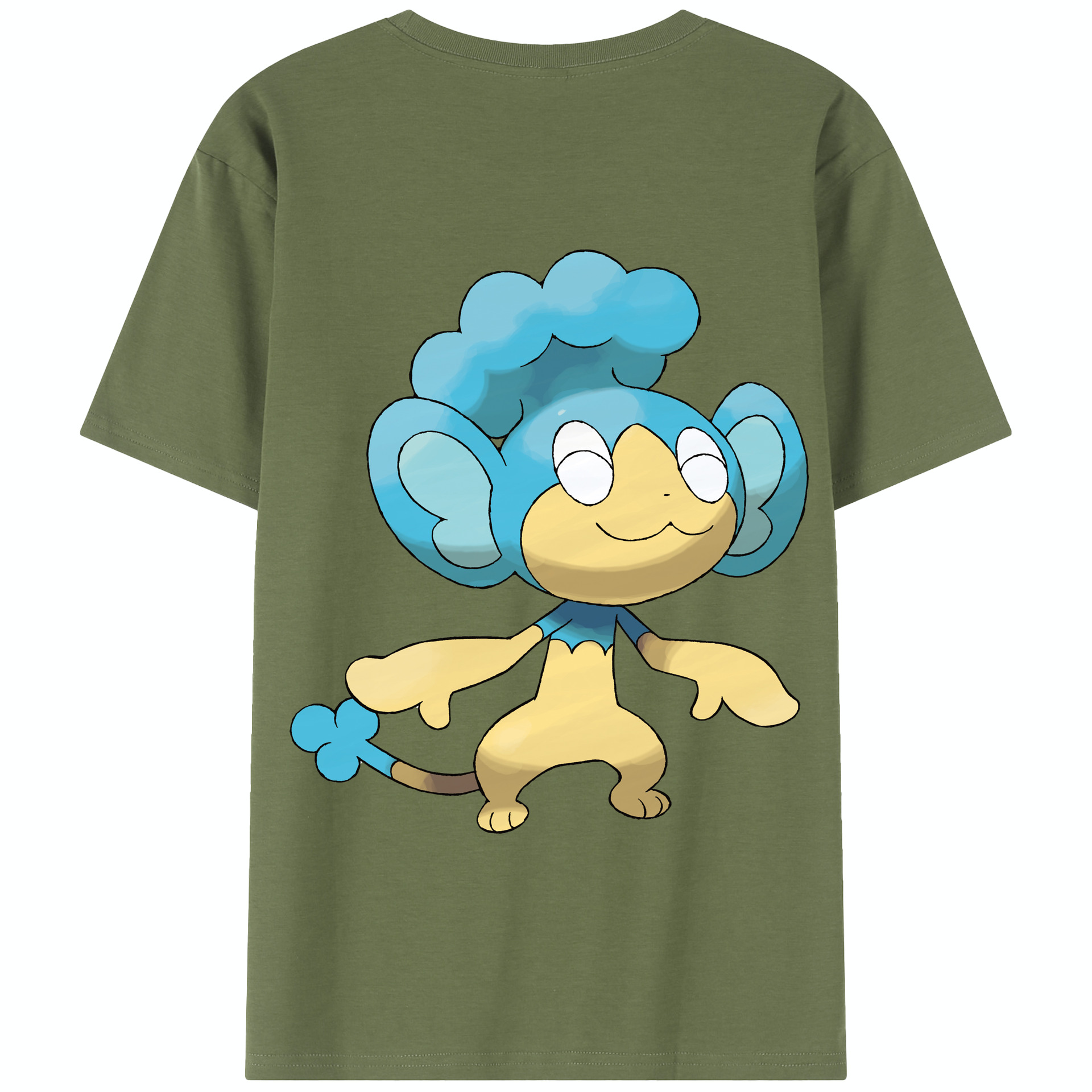 （画像用） ポケットモンスター Pokémon 綿100％半袖Tシャツ（背面プリント）